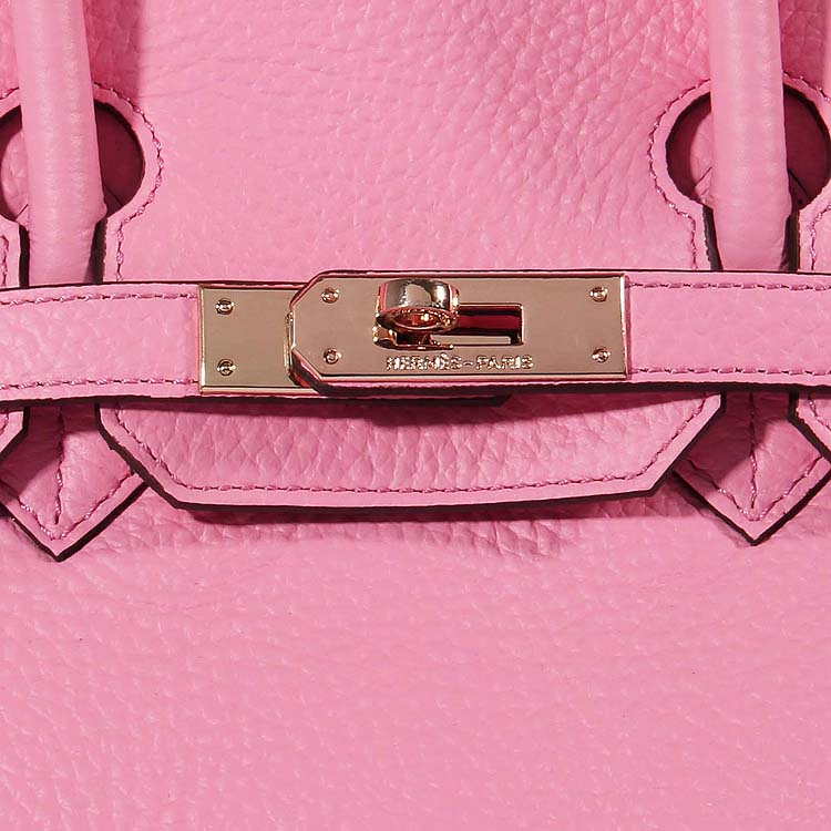 Hermes 30cm Birkin Bag Togo Leather with Strap Light Pink Gold