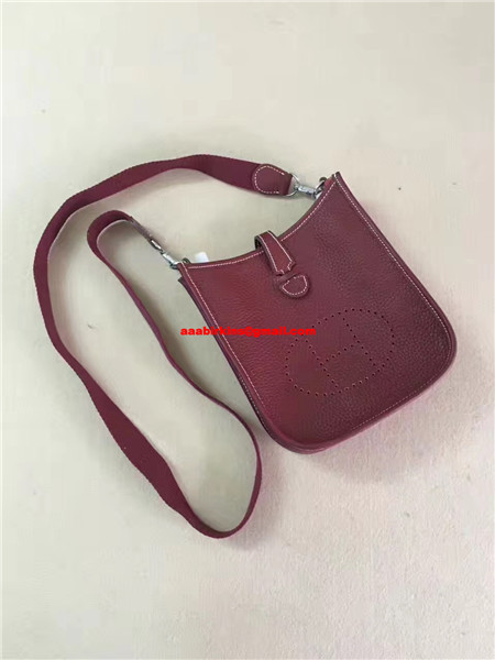 hermes evelyne burgundy