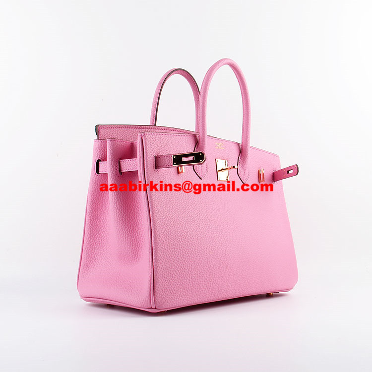 HERMES Togo Birkin 35 5P Pink 378121