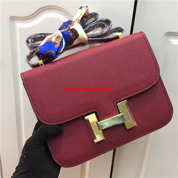 hermes constance burgundy