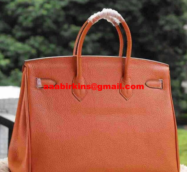 Hermes Birkin Horse Togo Leather Orange 35cm